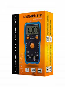 Мультиметр цифровой автоматический c прозвонкой, NCV тестер тока и напряжения Орбита OT-INM38